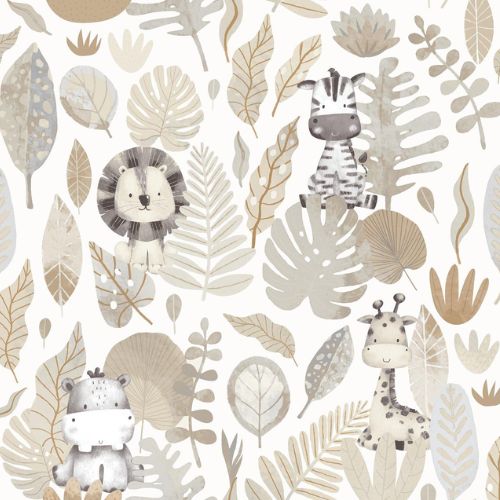 Papel-de-Parede-Happy-Infantil-Bege-14837