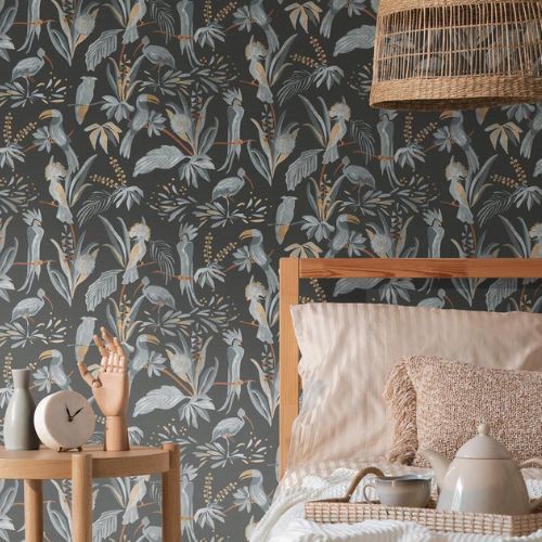 Papel-de-Parede-House-of-Turnowsky-Floral-Cinza-388983