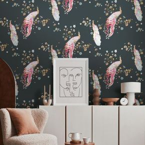 Papel-de-Parede-House-of-Turnowsky-Floral-Preto-389061