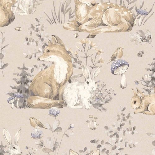 Papel-de-Parede-MiniMe-Infantil-Bege-17101 Papel-de-Parede-MiniMe-Infantil-Bege-17101