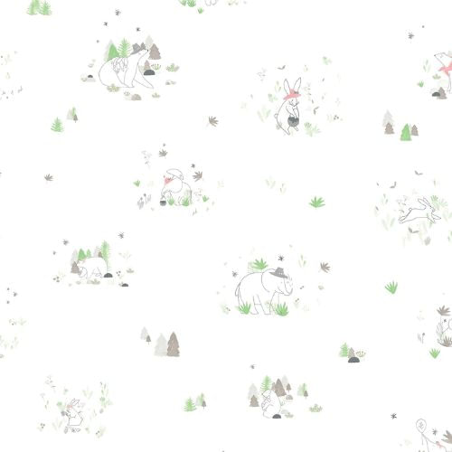 Papel-de-Parede-Tartine-et-Chocolat-4-Infantil-Verde-36230604TC Papel-de-Parede-Tartine-et-Chocolat-4-Infantil-Verde-36230604TC