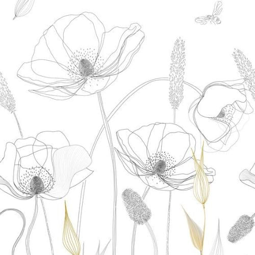 Painel-de-Parede-The-Wall-2-Floral-Cinza-392121 Painel-de-Parede-The-Wall-2-Floral-Cinza-392121