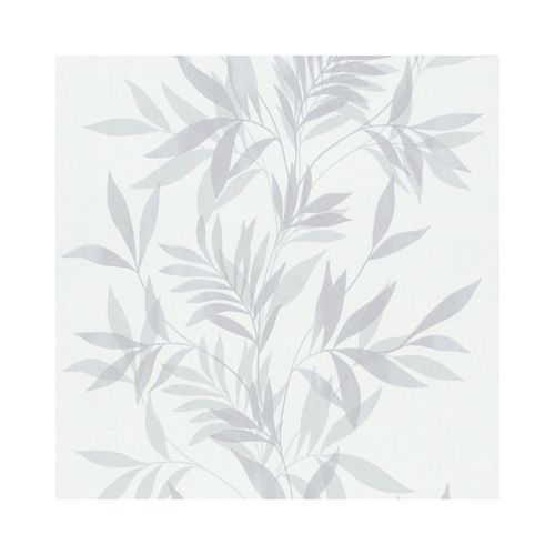 Papel de Parede Leyla Folhagem Prata LY82460