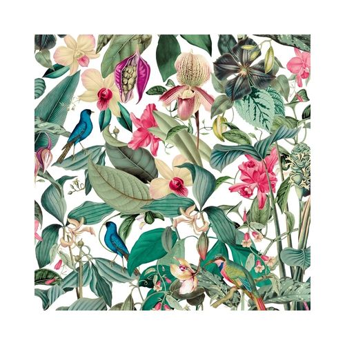 Papel de Parede Leyla Floral Branco LY81686