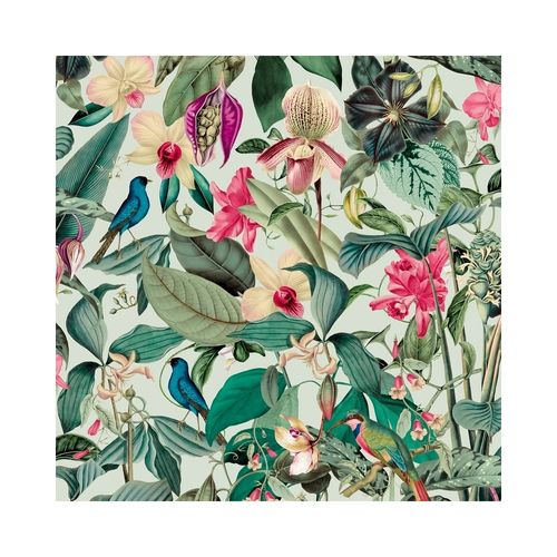 Papel de Parede Leyla Floral Verde LY81684