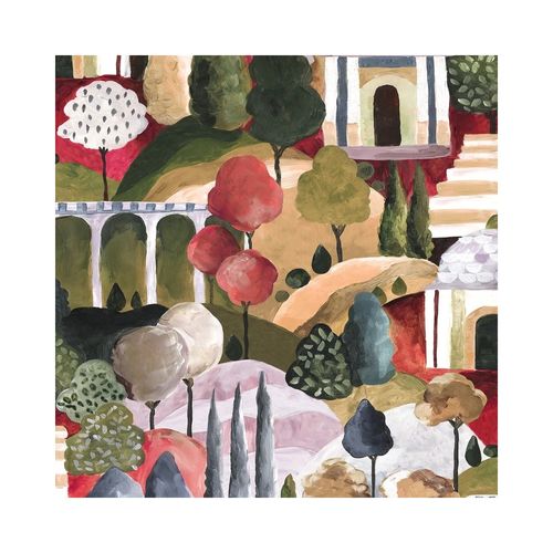 Papel de Parede Leyla Fotográfico Colorido LY81662 Papel de Parede Leyla Fotográfico Colorido LY81662