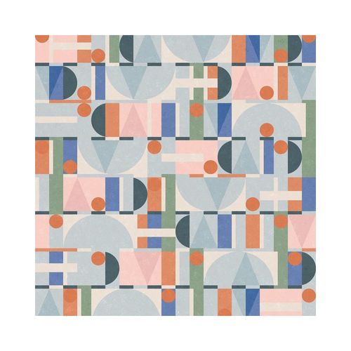 Papel de Parede Leyla Geométrico Azul LY81647