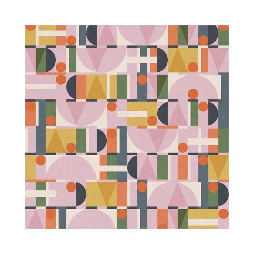 Papel de Parede Leyla Geométrico Rosa LY81645