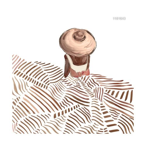 Painel de Parede Leyla Romantico Marrom LY81643