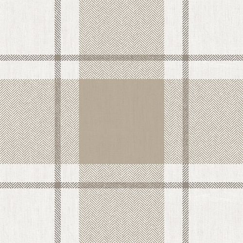 Papel de Parede Top Stripes Xadrez Tartan Cor Bege TS38401